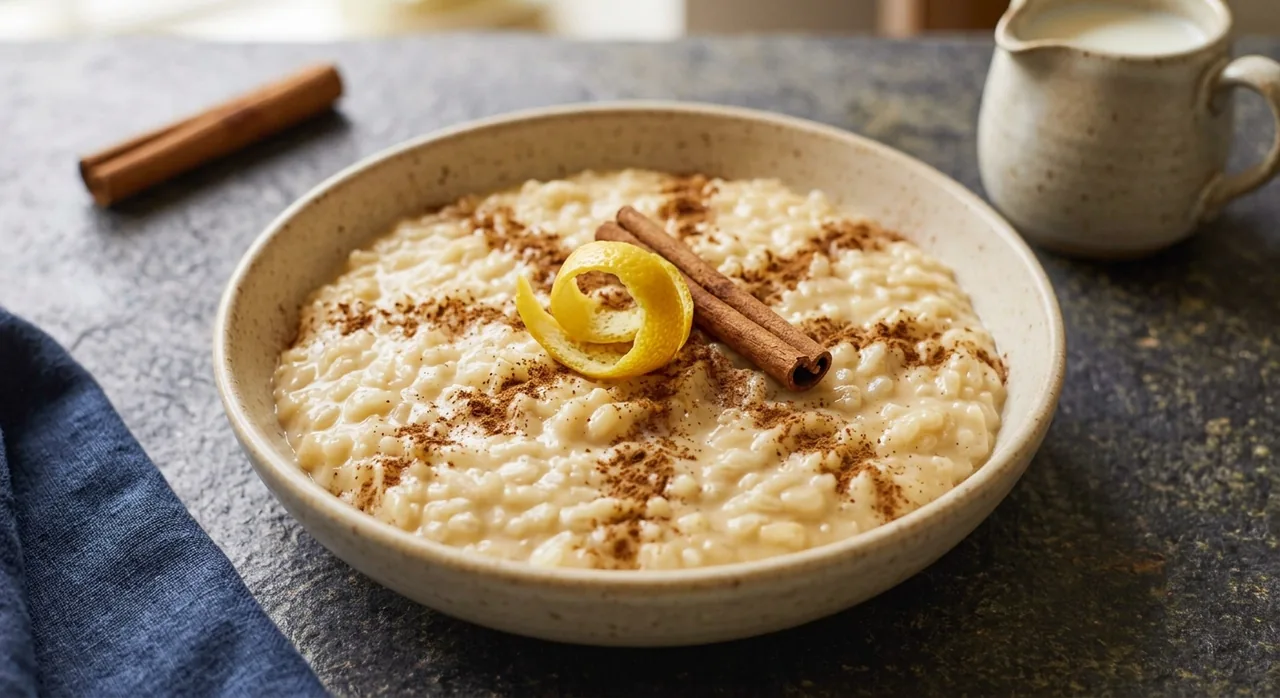 Arroz con leche ligero