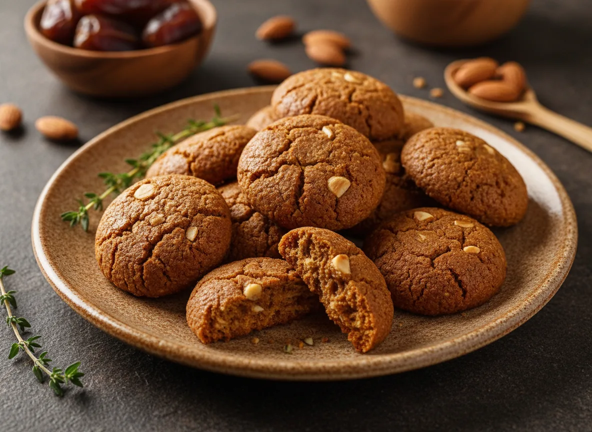 Galletas de almendra y dátil